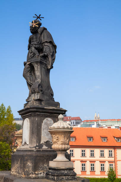 istock Saint Anthony statue at the Charles bridg. Prague. Czech Republic 1404049266