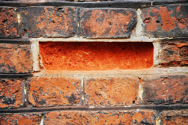 Mancante di brick - foto stock