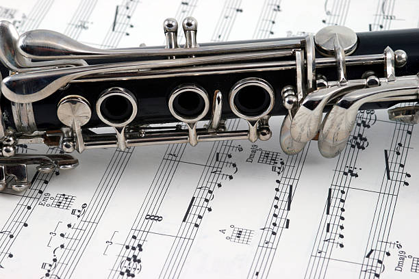 istock Middle of a clarinet with keys 140406099