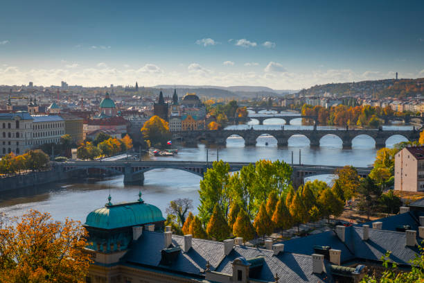 istock Bridges over Vltava river in Prague 1404063295