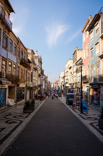 Porto , Portugal; 11 june 2022: General view of Rua Santa Catarina in Porto