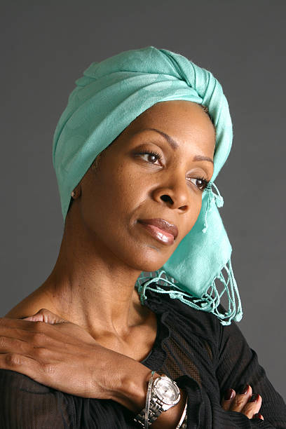 istock Woman Wearing Scarf 140406664