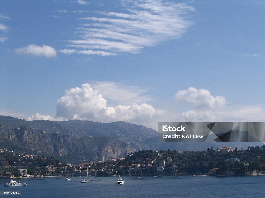 Villefranche, França - Royalty-free Admirar a Vista Foto de stock