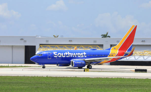 southwest airlines - farnes photos et images de collection