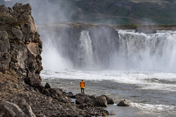 Godafoss waterfall in northern Iceland