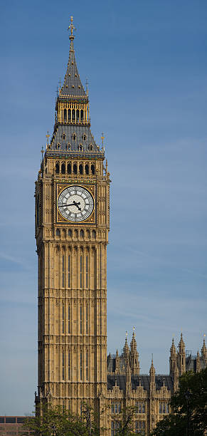 Big Ben - Clocktower at the Houses of Parliament stock photo