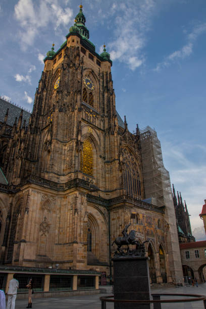The Metropolitan Cathedral of Saints Vitus, Wenceslaus and Adalbert is a Roman Catholic metropolitan cathedral in Prague, the seat of the Archbishop of Prague.