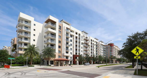 Apartments in West Palm Beach stock photo