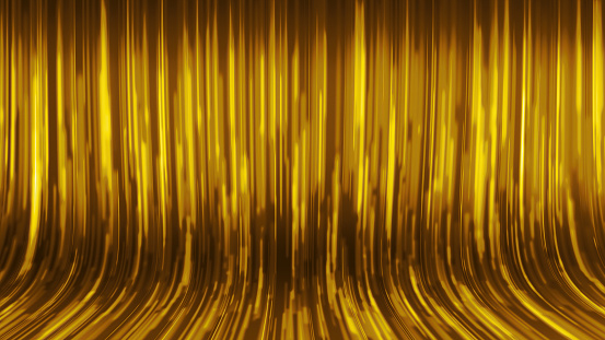 Gold curved abstract colorful motion background