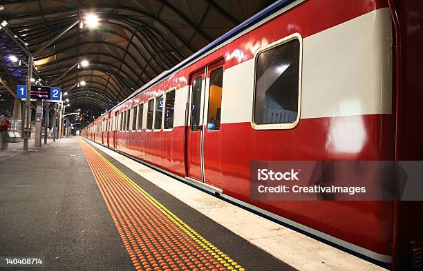 Zug Stockfoto und mehr Bilder von Melbourne - Melbourne, U-Bahn, U-Bahnstation