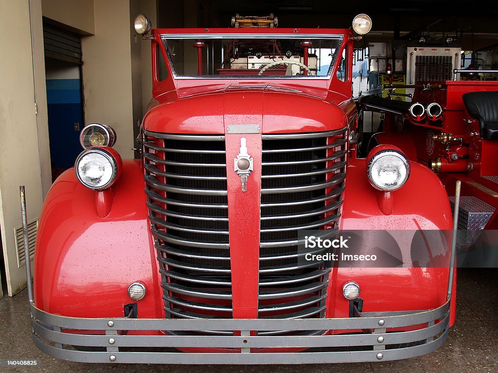 Antikes Feuerwehrleute truck - Lizenzfrei Alt Stock-Foto Antikes Feuerwehrleute truck - Lizenzfrei Alt Stock-Foto
