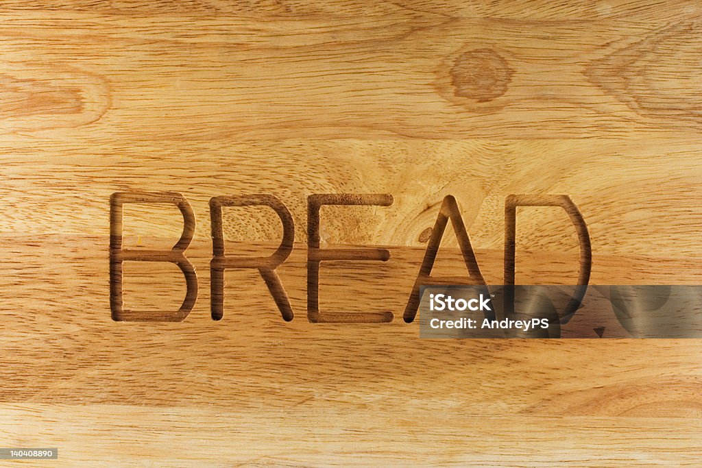 Scatola di legno per il pane - Foto stock royalty-free di Agricoltura