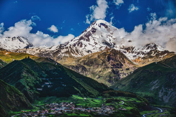 istock View of Mount Kazbek in Georgia 1404089094