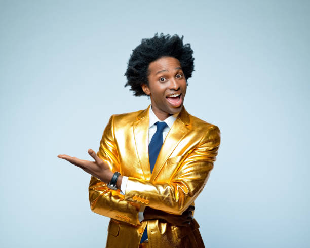 istock Businessman with mouth open gesturing 1404090887