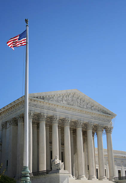 istock Supreme Court and American Flag 140409123