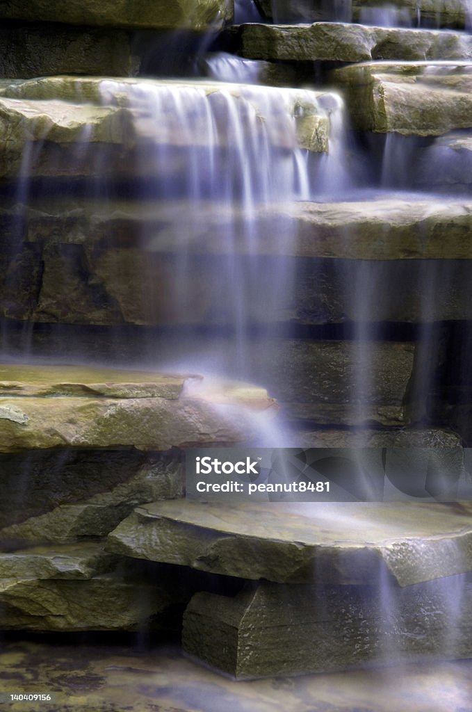 Wasserfall-Seide Vorhang - Lizenzfrei Bach Stock-Foto