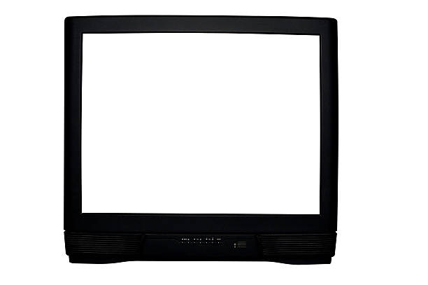 istock Television Monitor with Blank Screen Isolated 140409460