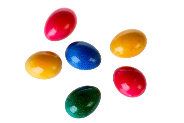 Easter eggs stock photo