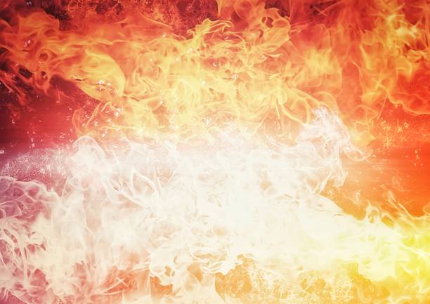 istock 3D illustration of burning flames 1404101029