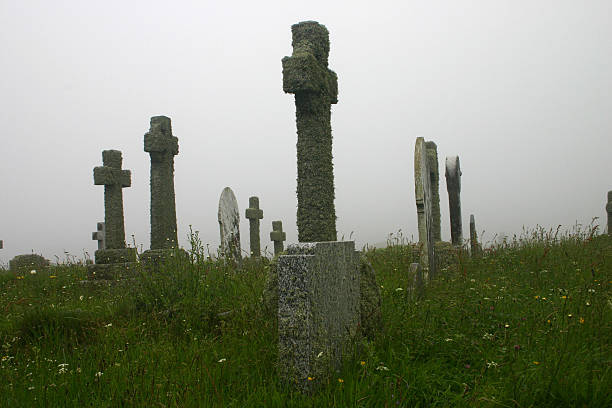 Christian Cementerio o el cementerio - foto de stock