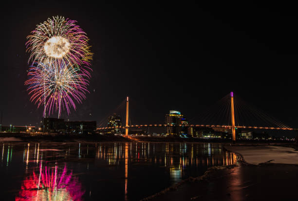 istock Bob Kerrey Pedestrian Bridge New Year's Fireworks 9 1404103609