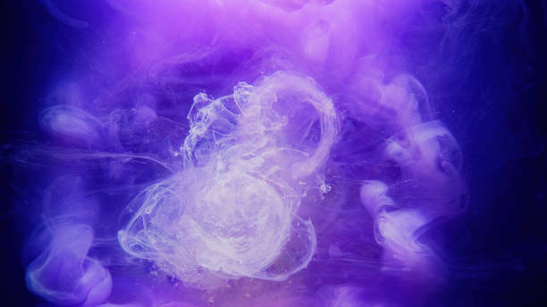 istock paint water splash color smoke texture neon blue 1404105089