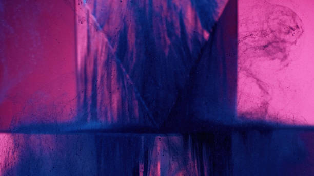 istock ink water splash neon futuristic glow blue pink 1404105116