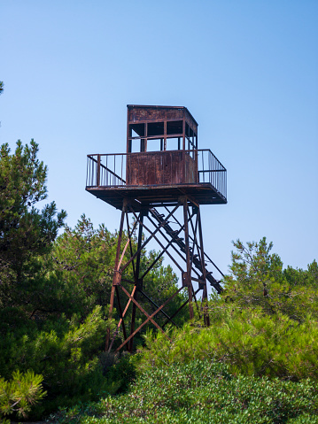 Old military guard tower