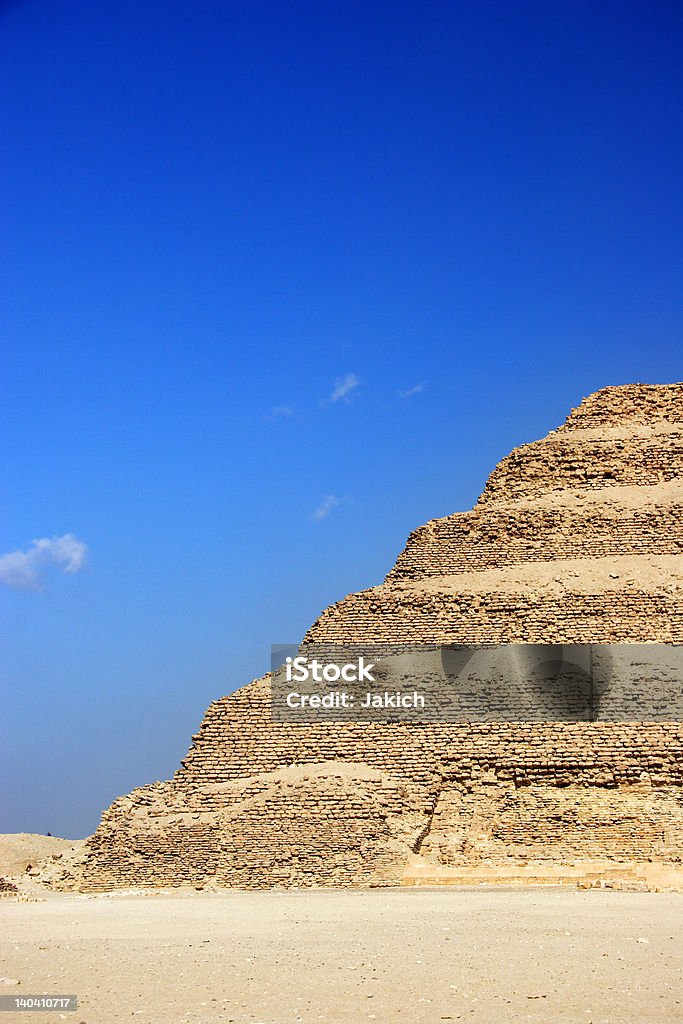 A Pirâmide de Djoser abstrato, Egipto - Royalty-free Antiguidade Foto de stock