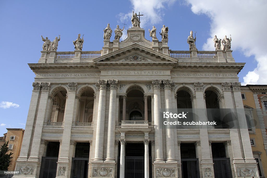 Basilica di St. John Lateran - Foto stock royalty-free di Architettura