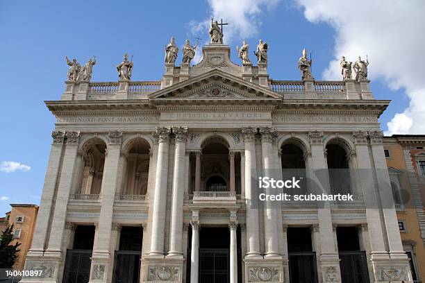 Basilica Di St John Lateran - Fotografie stock e altre immagini di Architettura - Architettura, Barocco, Basilica