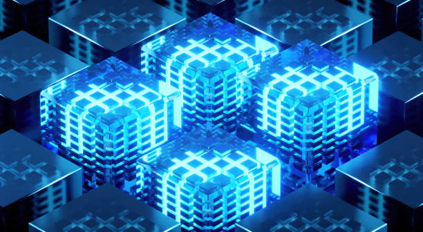 istock 3D rendering of cyberpunk AI. Circuit board. Technology background. Central Computer Processors CPU and GPU concept. Motherboard digital chip. Tech science background. 1404114517