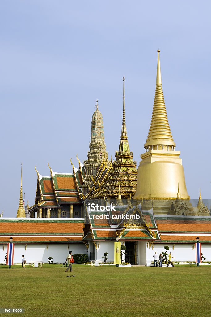 Wat Phra Kaeo - Zbiór zdjęć royalty-free (Architektura)