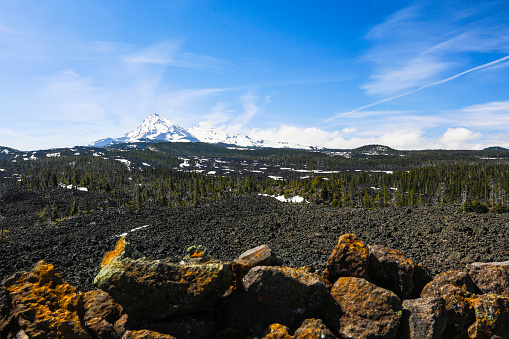 Three Sisters, Oregon, from Pacific Crest Trail (PCT)