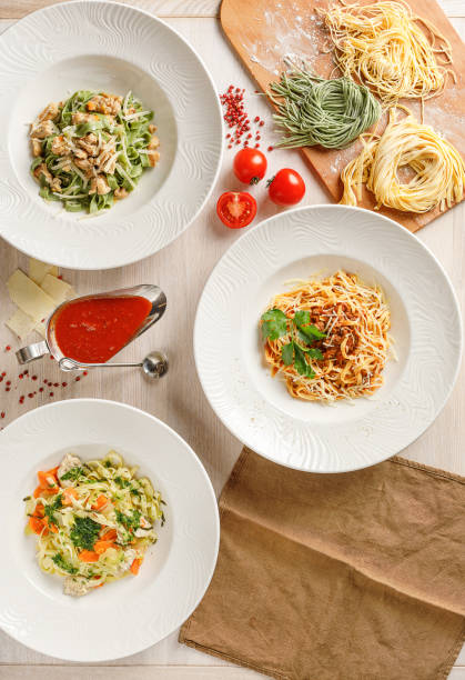 istock Itallian food in restaurant 1404144092