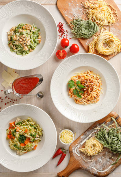 istock Itallian food in restaurant 1404144095
