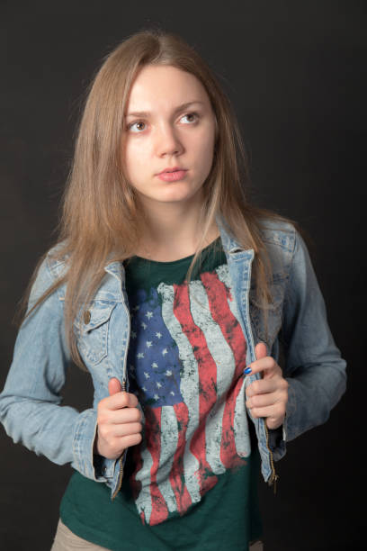 istock girl with brown eyes 1404145894