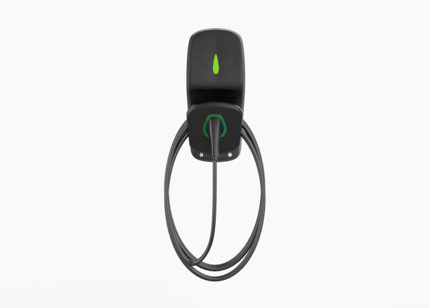 vehicle charging point stock photo