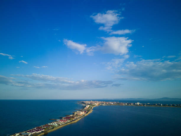 istock View from a height on the coast washed by the Black sky in Bulgaria 1404148304
