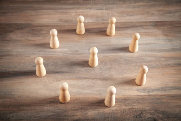 istock Wooden human figures. HR. Human Resources 1404149241