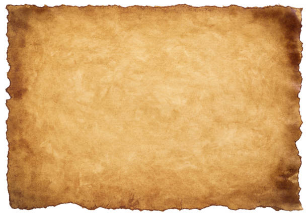 istock old parchment paper sheet vintage aged or texture isolated on white background 1404150324