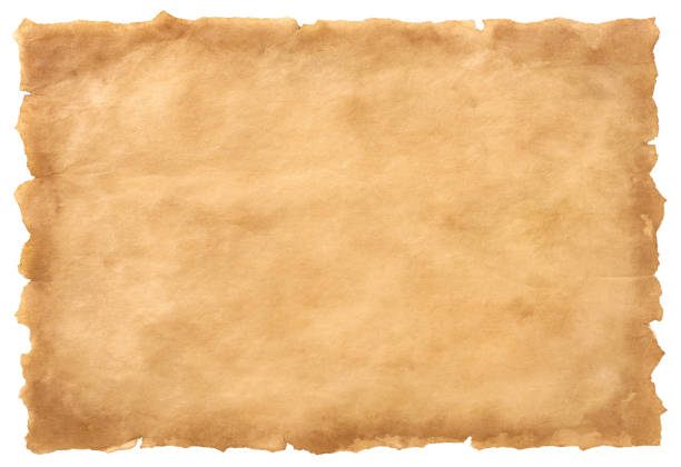 istock old parchment paper sheet vintage aged or texture isolated on white background 1404150341