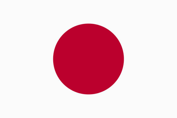 istock Flag of Japan. Official colors. Flat vector illustration 1404150577
