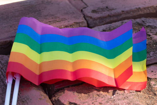istock rainbow flags background, concept for lgbtq+ celebrations in pride month 1404158221