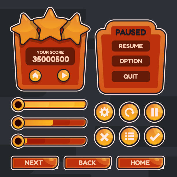 Controls Tutorial Menu Sample Video Game 4,500+ Video Game Menu Stock Illustrations, Royalty-Free Vector ...