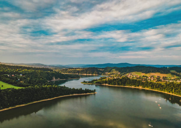 istock Solinskie Lake from the Bird's Eye View 1404160416