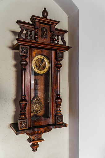 Old and beautiful pendulum clock