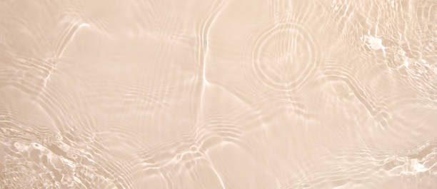 banner background transparent beige clear water surface texture