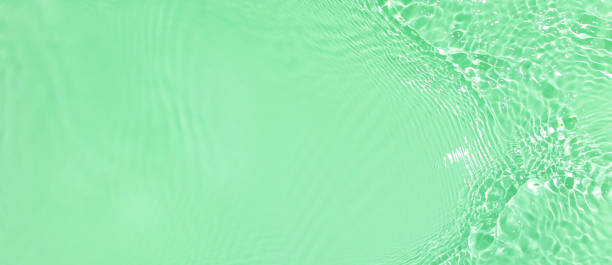 istock banner background transparent green clear water wave surface texture 1404167228