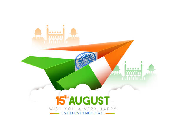 ilustrações de stock, clip art, desenhos animados e ícones de 5th august, india independence day, indian flag, - taj mahal india gate palace